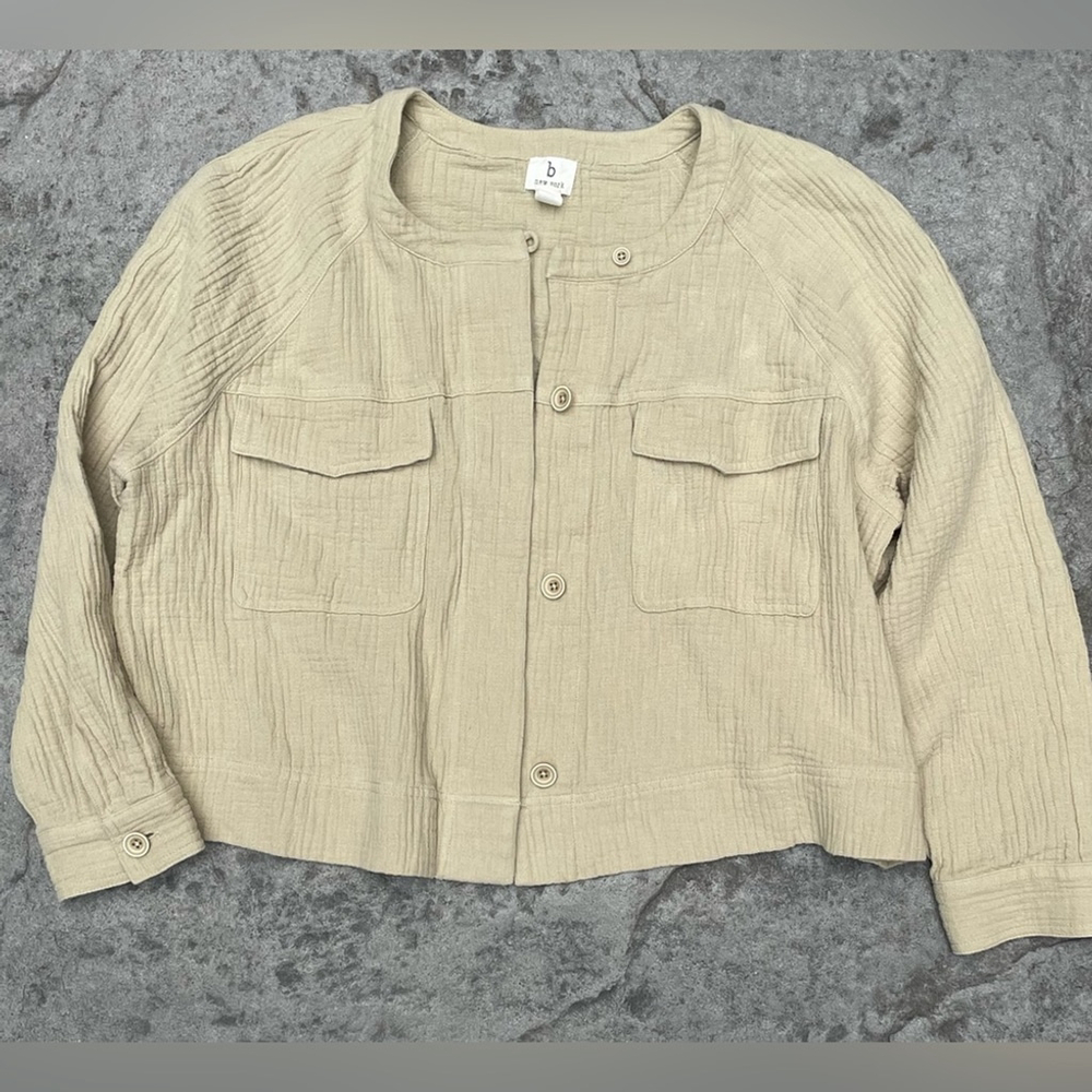 b new york Light Tan Utility Jacket - Picture 2 of 8